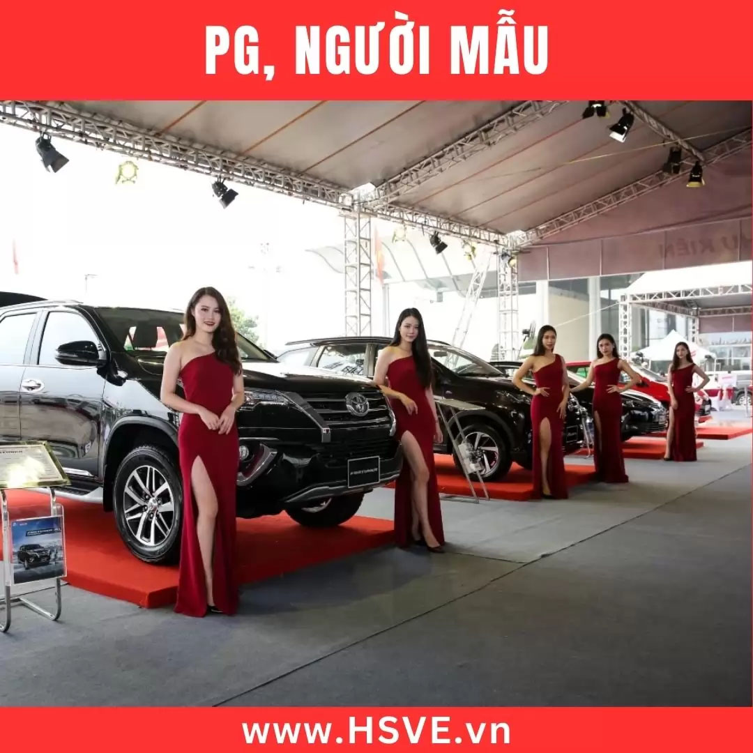 Dịch vụ PG sự kiện và mẫu chụp ảnh - Tổ Chức Sự Kiện Hoàng Sa Việt - Công Ty TNHH Công Nghệ Hoàng Sa Việt