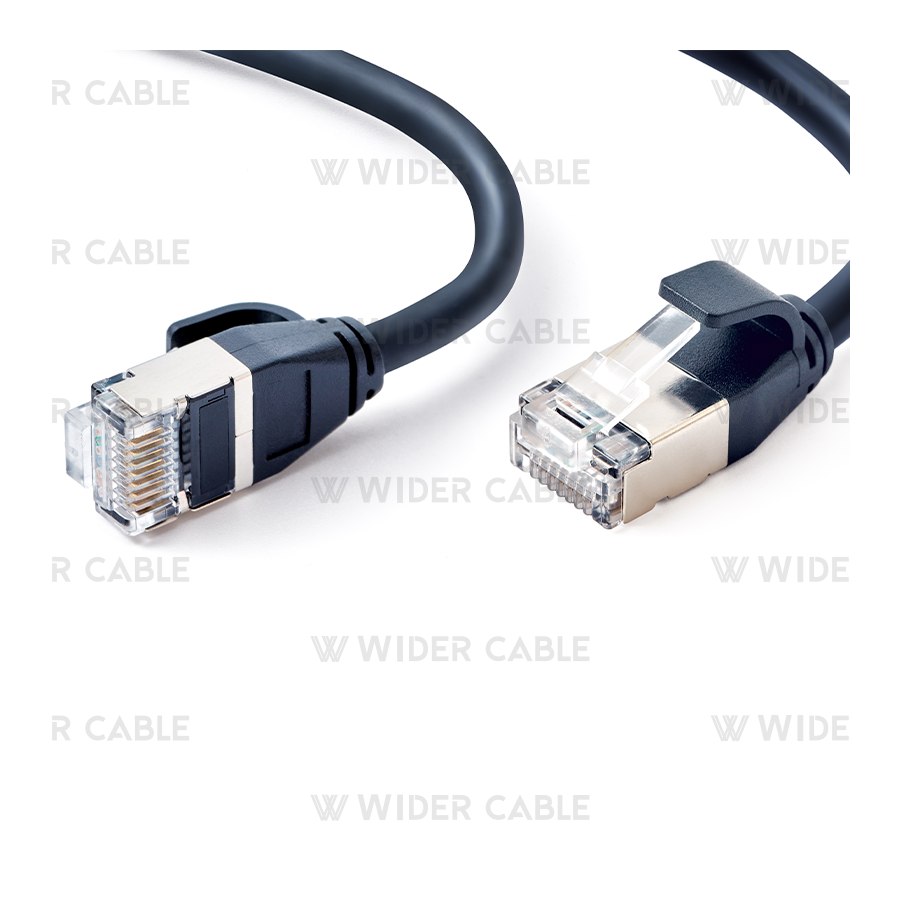 CAT.6a Slim Copper Patch Cord LSZH Black