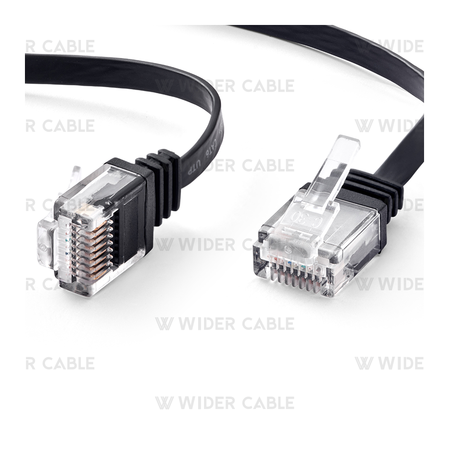 CAT6A Ethernet Patch Cord Cable in Black