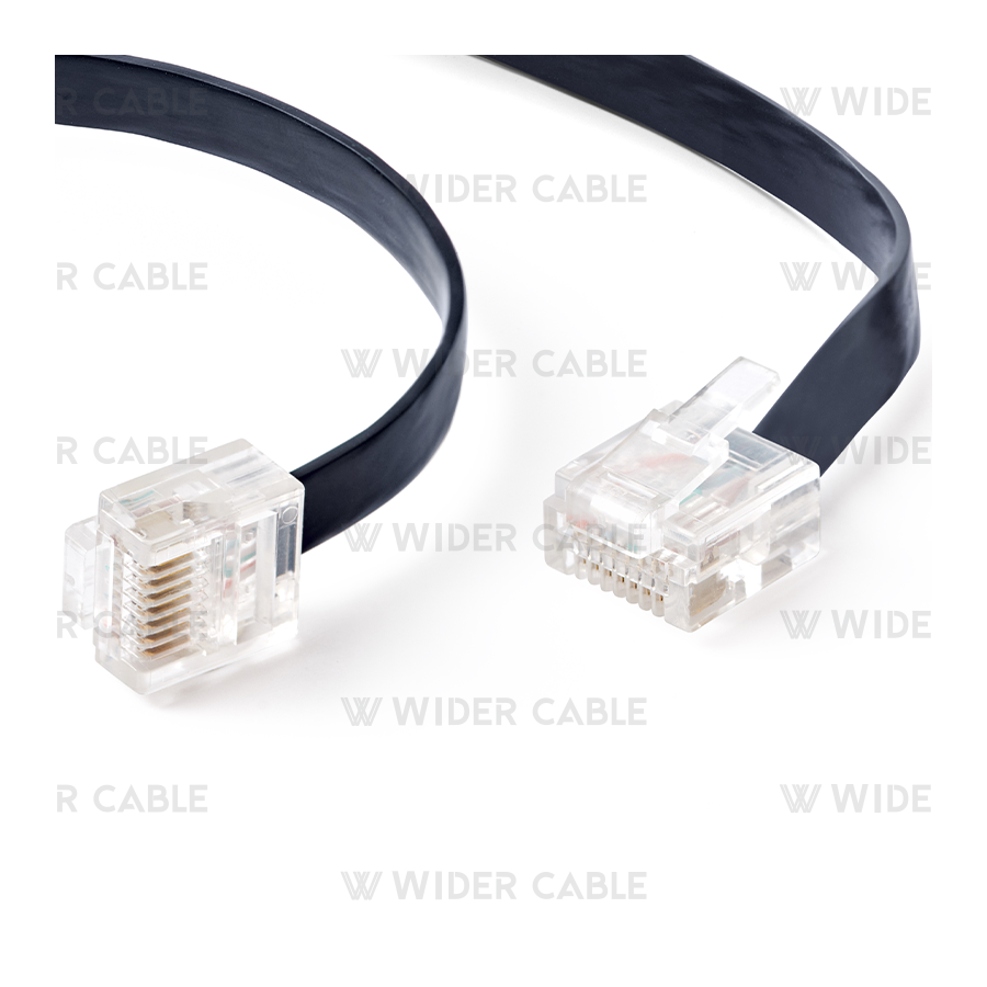 Flat CAT6A Ethernet Patch Cord Cable
