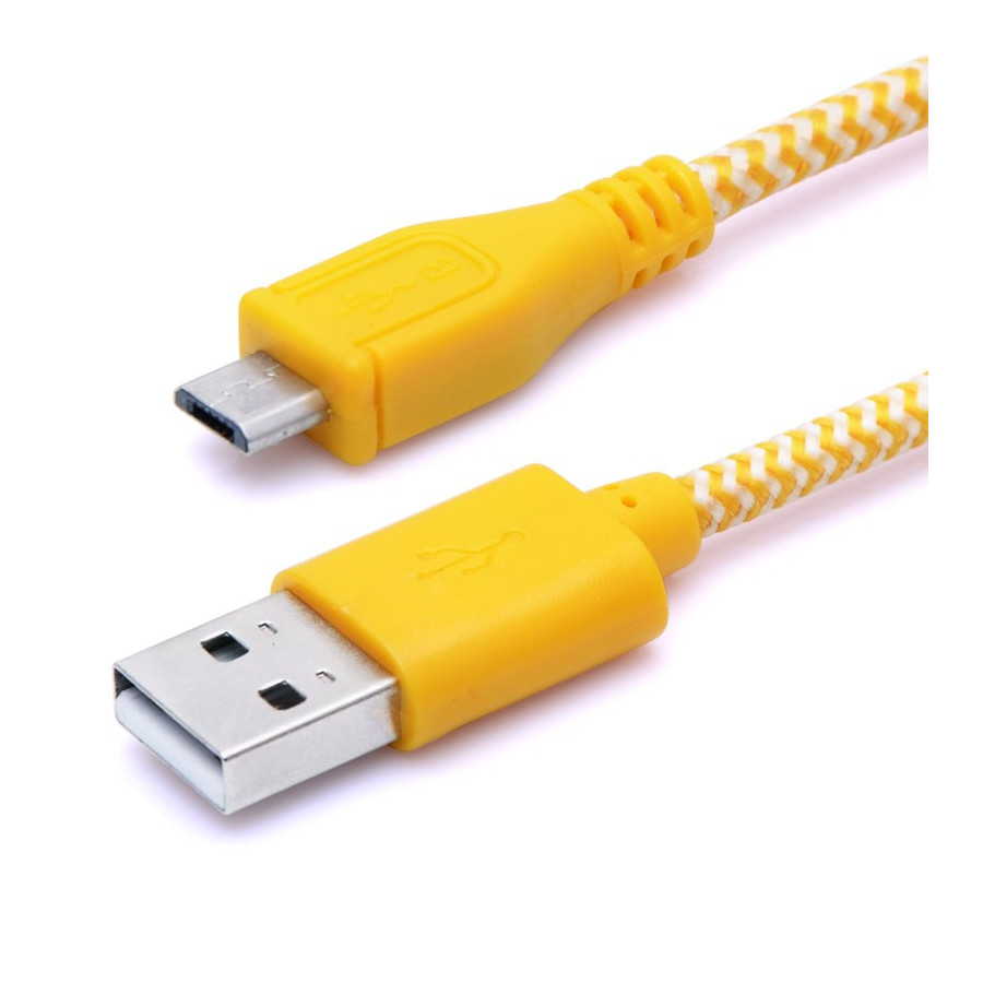 High Quality Micro USB Cable Yellow