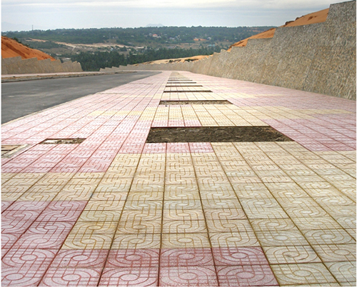 Gạch Terrazzo lát hè