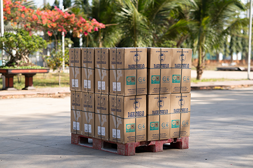 Đóng gói bao bì sản phẩm - Dakruthread - Chi Nhánh Công Ty Cổ Phần Cao Su Đắk Lắk - Nhà Máy Chế Biến Chỉ Thun