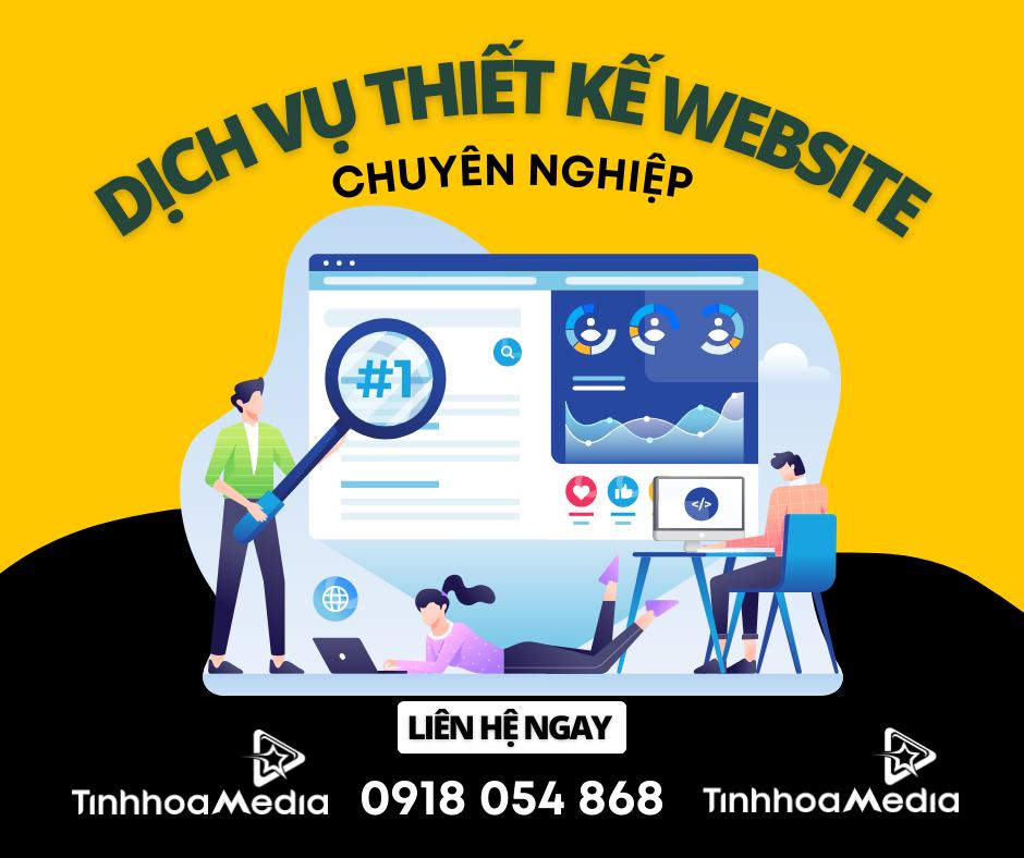 Thiết kế website - Công Ty TNHH Giải Pháp Tinh Hoa Media