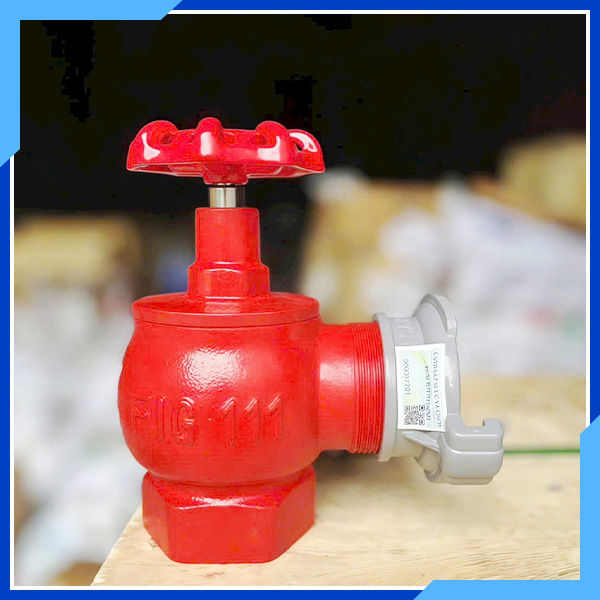 Van góc kèm van xả áp PCCC