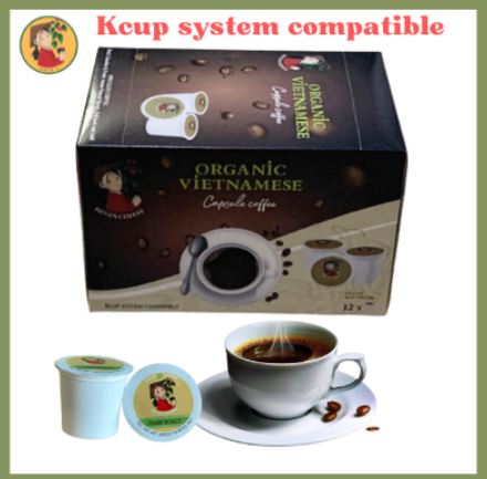 Cà phê viên nén Kcup - Organic Vietnamese - Dark Roast