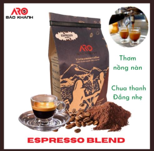 Cafe Espresso Blend I (túi 500gr - pha máy)