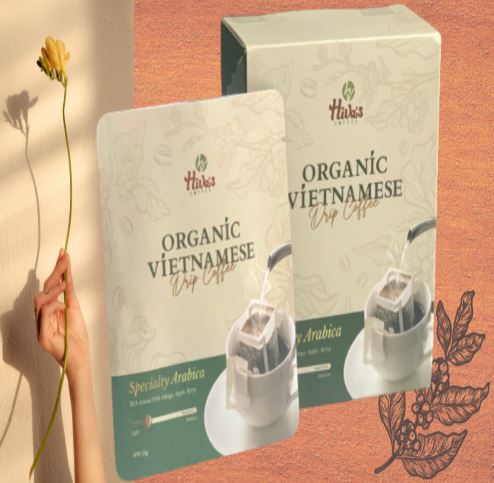 Cà phê phin giấy Organic Vietnamese - Specialty Arabica 5pcs