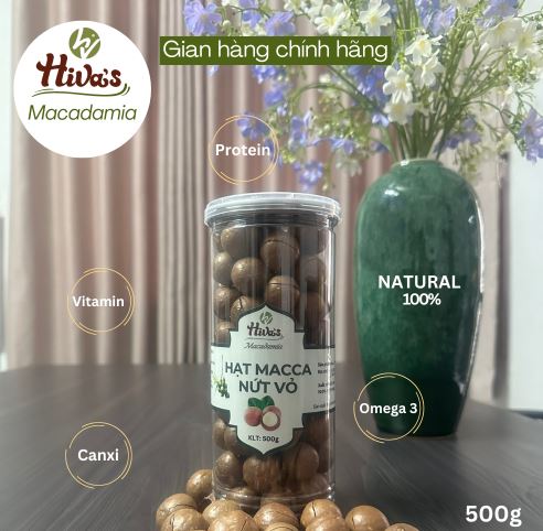 Hạt macca nứt vỏ