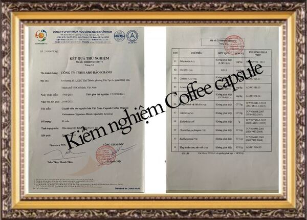 Kiểm nghiệm chất lượng cà phê viên nén