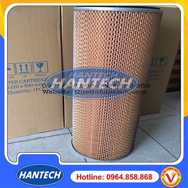 Lõi lọc bụi Cartridge Cellulose 320x900