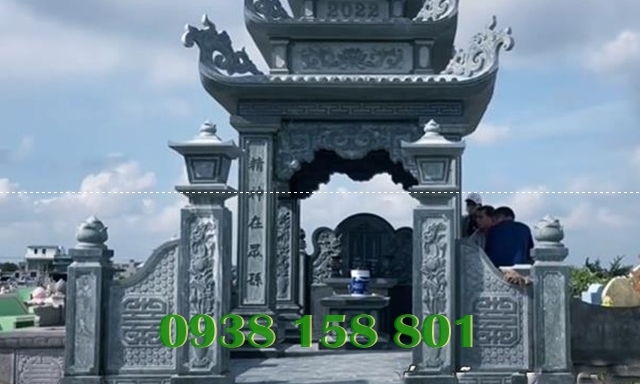 Lăng thờ đá lớn 3 mái