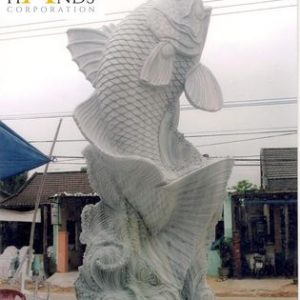 Tượng cá chép đá