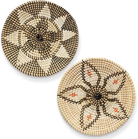 Bộ 2 giỏ cói treo tường HNH 206