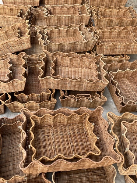 Bộ 2 khay mây sò HNH 1014