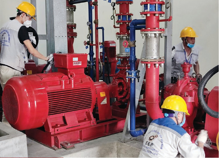 Bảo trì, bảo dưỡng hệ thống chữa cháy - phòng bơm