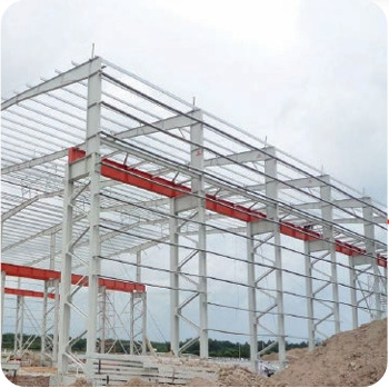 Gia công và lắp dựng kết cấu nhà xưởng