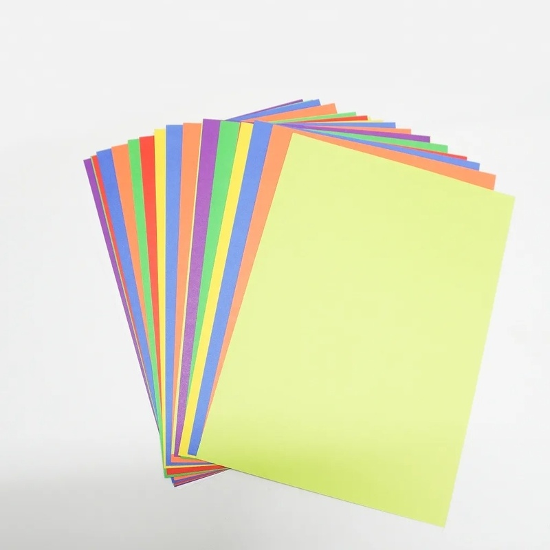 Giấy bìa màu A4 160gsm - Văn Phòng Phẩm ABC - Công Ty TNHH Sản Xuất Vật Tư Công Nghiệp ABC