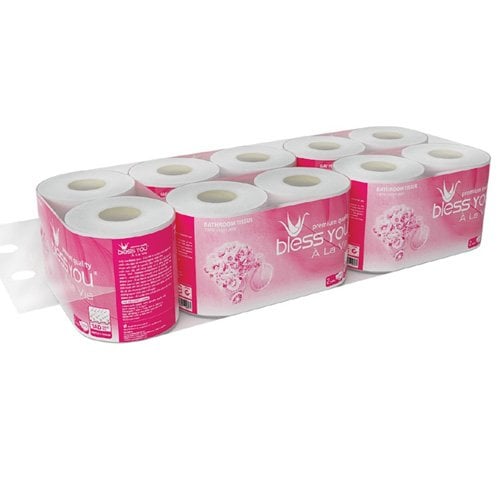 Giấy vệ sinh Bless You Alavie 2 lớp - Văn Phòng Phẩm ABC - Công Ty TNHH Sản Xuất Vật Tư Công Nghiệp ABC