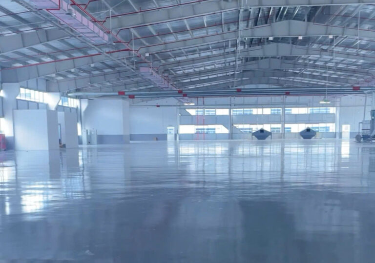 Sàn epoxy vữa 6 lớp