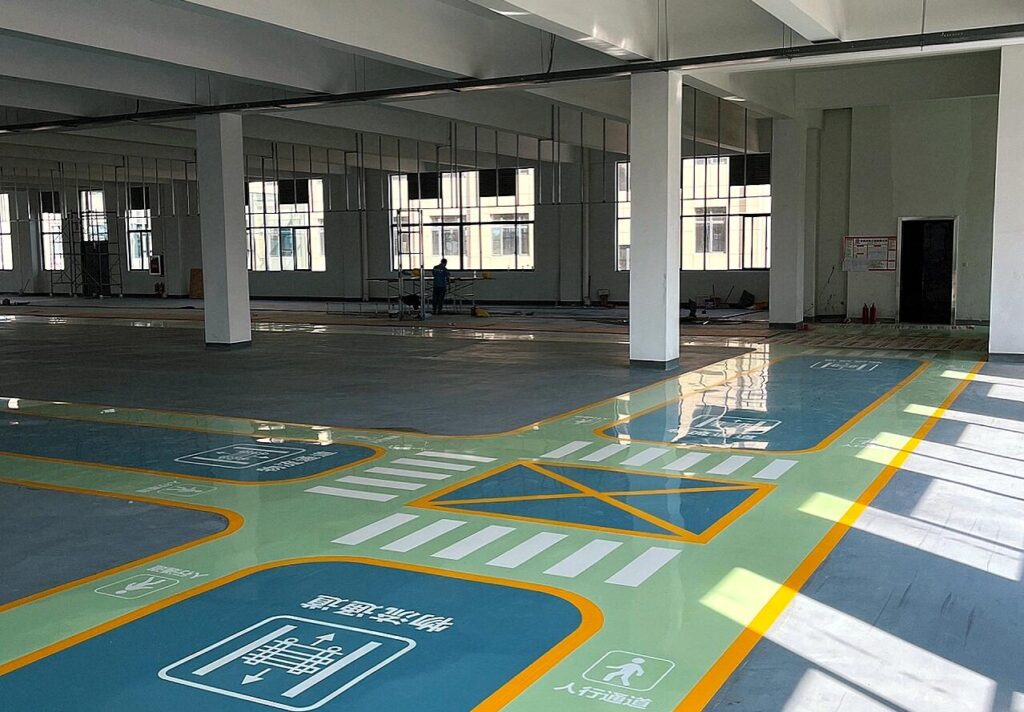 Sàn epoxy phủ phẳng