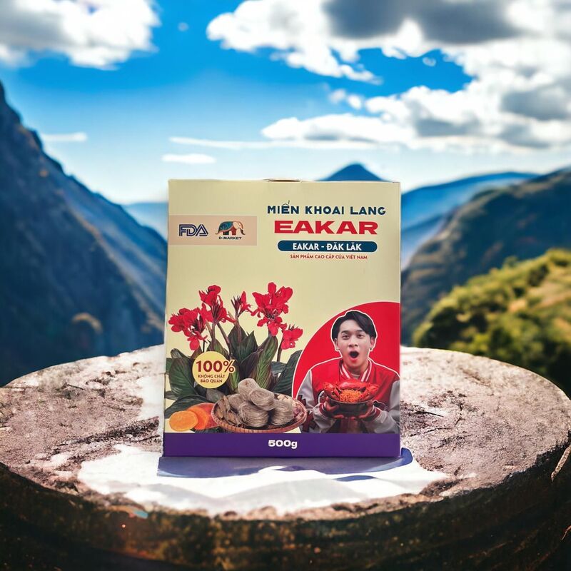 Miến dong khoai lang Eakar - hộp 500g