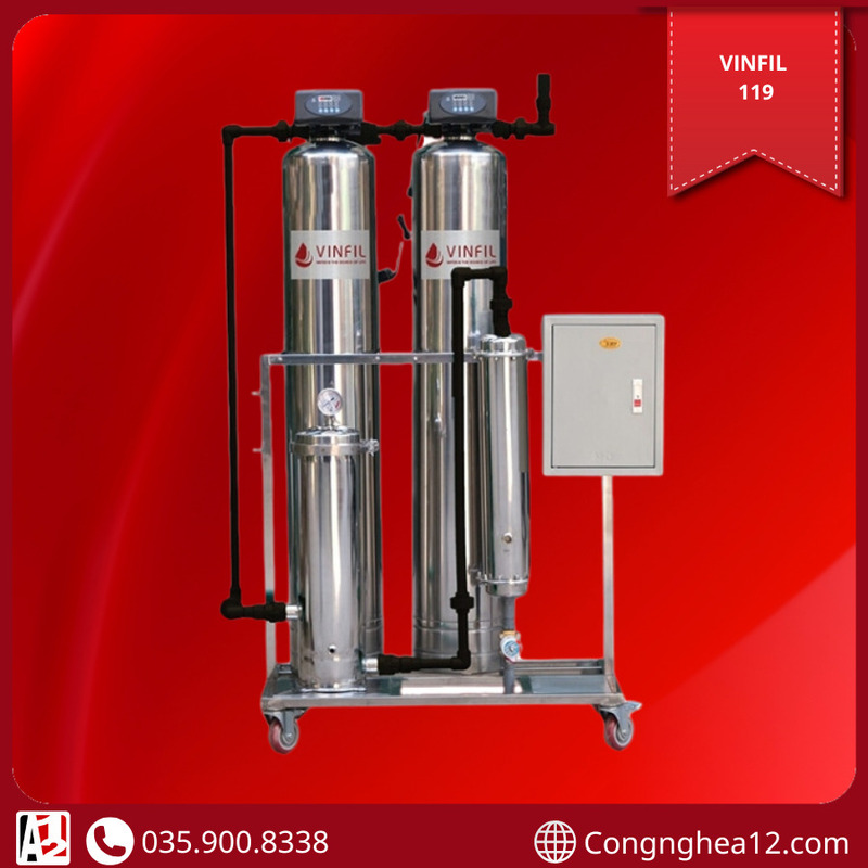 Lọc tổng biệt thự Vinfil VF119 - Công Nghệ A12 - Máy Lọc Nước A12 - Công Ty CP Công Nghệ Tập Đoàn A12