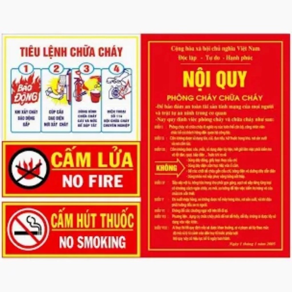 Bộ nội quy tiêu lệnh PCCC - PCCC Uy Dũng - Công Ty TNHH Xây Lắp Và Dịch Vụ PCCC Uy Dũng