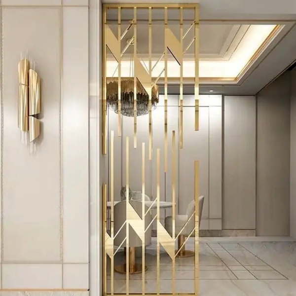 Mạ PVD vách ngăn trang trí - Xi Mạ PVD Elemac - Công Ty TNHH Elemac Việt Nam