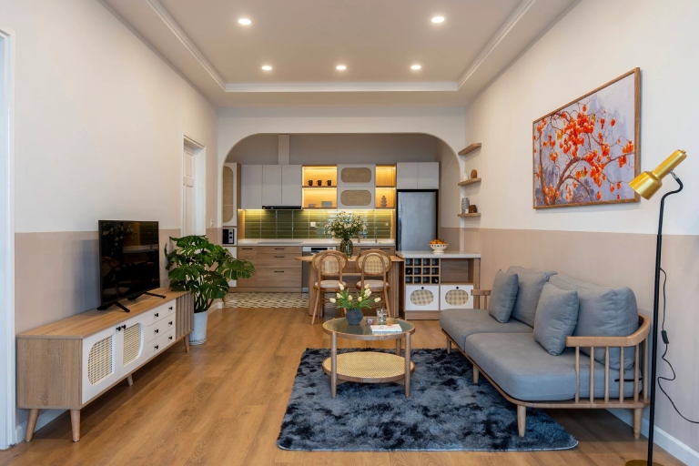 Thi công nội thất phòng khách - Nội Thất DUBAI - Công Ty TNHH Nội Thất D&T Living