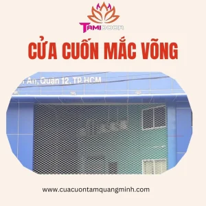 Cửa cuốn mắc vỏng inox - Cửa Cuốn Tâm Quang Minh - Công Ty TNHH Thương Mại Dịch Vụ Sản Xuất Tâm Quang Minh