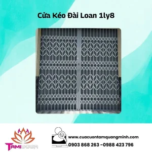 Cửa kéo Đài Loan 1ly8 - Cửa Cuốn Tâm Quang Minh - Công Ty TNHH Thương Mại Dịch Vụ Sản Xuất Tâm Quang Minh