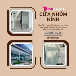Cửa nhôm kính Xingfa - Cửa Cuốn Tâm Quang Minh - Công Ty TNHH Thương Mại Dịch Vụ Sản Xuất Tâm Quang Minh