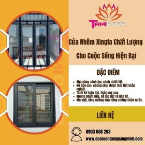 Cửa nhôm Xingfa - Cửa Cuốn Tâm Quang Minh - Công Ty TNHH Thương Mại Dịch Vụ Sản Xuất Tâm Quang Minh