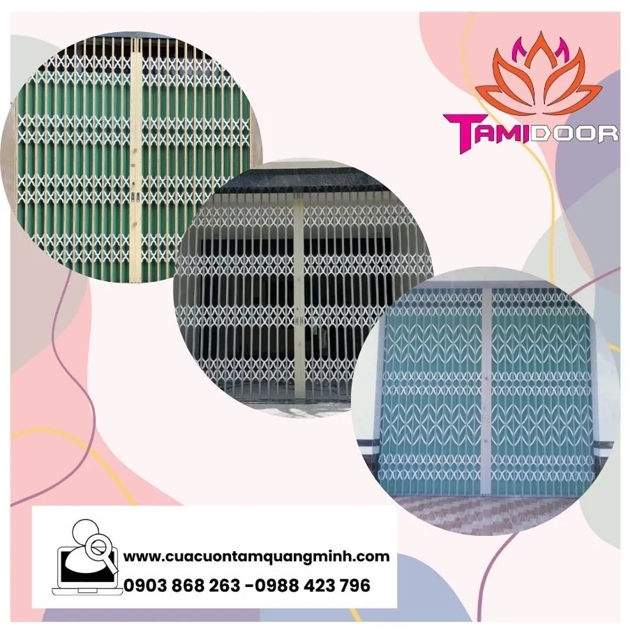 Dự án cửa kéo Đài Loan 2 cánh - Cửa Cuốn Tâm Quang Minh - Công Ty TNHH Thương Mại Dịch Vụ Sản Xuất Tâm Quang Minh