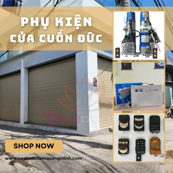 Phụ kiện cửa cuốn Đức - Cửa Cuốn Tâm Quang Minh - Công Ty TNHH Thương Mại Dịch Vụ Sản Xuất Tâm Quang Minh