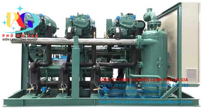 Cụm máy nén kho lạnh công nghiệp