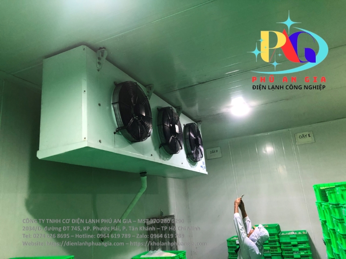 Kiểm tra sửa chữa kho lạnh thực phẩm