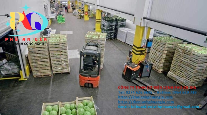 Phòng đêm xuất nhập kho lạnh nông sản