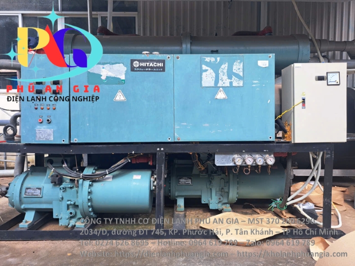 Sửa máy Chiller Hitachi 120HP