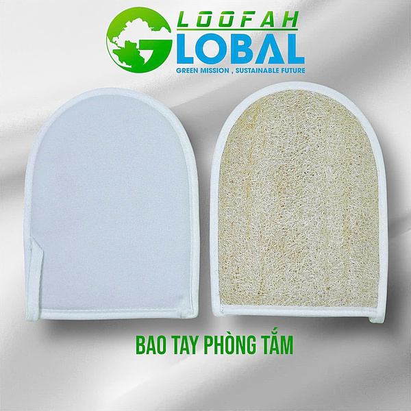 Bao tay xơ mướp dùng cho phòng tắm - Sản Phẩm Từ Xơ Mướp Loofah Global - Công Ty Cổ Phần Tập Đoàn Loofah Global