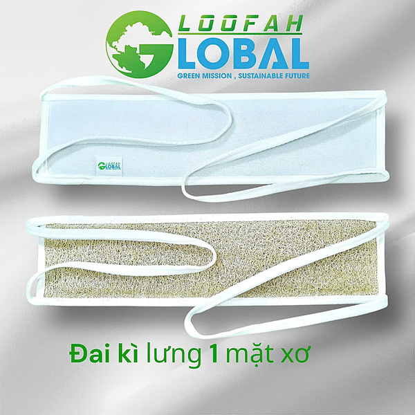 Đai kỳ lưng 1 mặt xơ mướp - Sản Phẩm Từ Xơ Mướp Loofah Global - Công Ty Cổ Phần Tập Đoàn Loofah Global