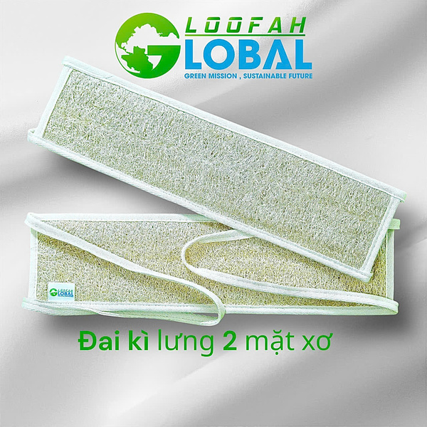 Đai kì lưng 2 mặt xơ mướp - Sản Phẩm Từ Xơ Mướp Loofah Global - Công Ty Cổ Phần Tập Đoàn Loofah Global