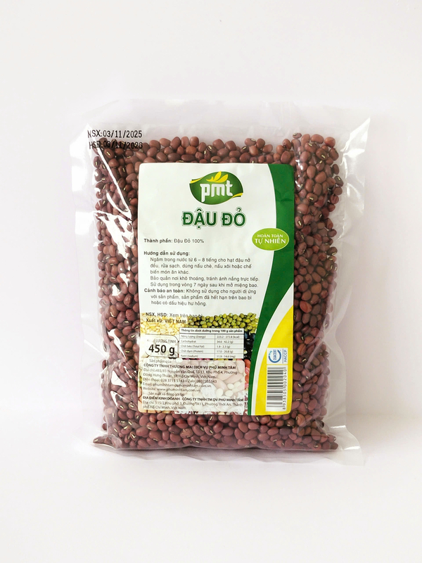 Đậu đỏ 450g - Nông Sản Phú Minh Tâm - Công Ty TNHH Thương Mại Dịch Vụ Phú Minh Tâm