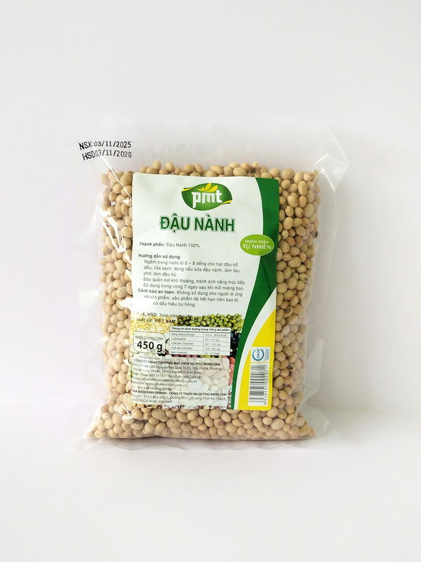 Đậu nành 450g - Nông Sản Phú Minh Tâm - Công Ty TNHH Thương Mại Dịch Vụ Phú Minh Tâm