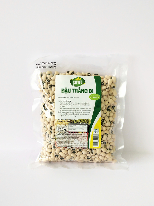 Đậu trắng bi 250g - Nông Sản Phú Minh Tâm - Công Ty TNHH Thương Mại Dịch Vụ Phú Minh Tâm