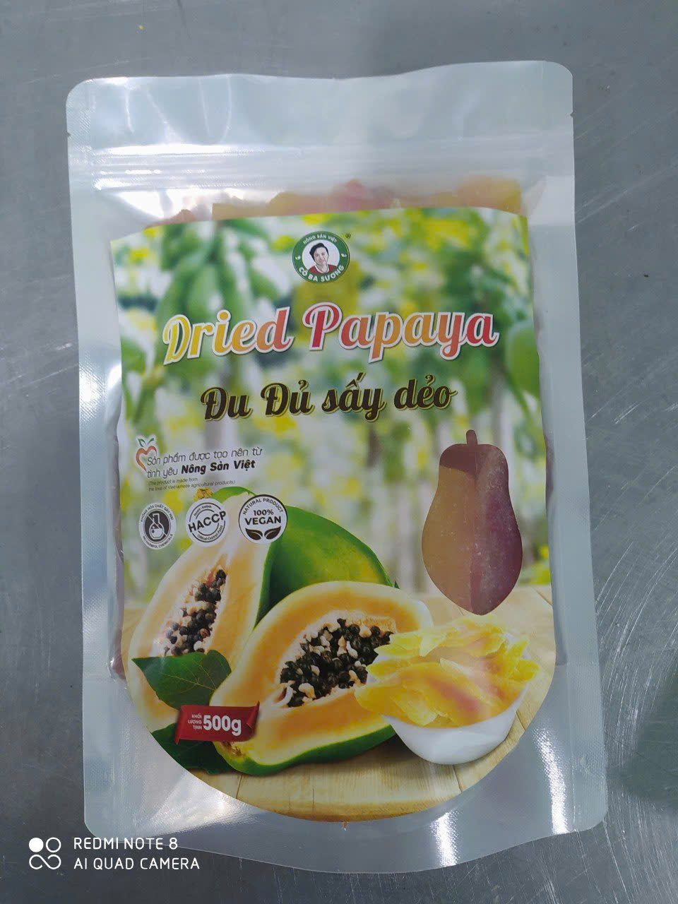 Đu đủ sấy dẻo - Trái Cây Sấy Ba Sương - Long Mỹ - Công Ty Trách Nhiệm Hữu Hạn Ba Sương - Long Mỹ