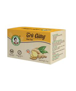 Trà gừng hòa tan 24 gói X 5 gram - Trái Cây Sấy Ba Sương - Long Mỹ - Công Ty Trách Nhiệm Hữu Hạn Ba Sương - Long Mỹ