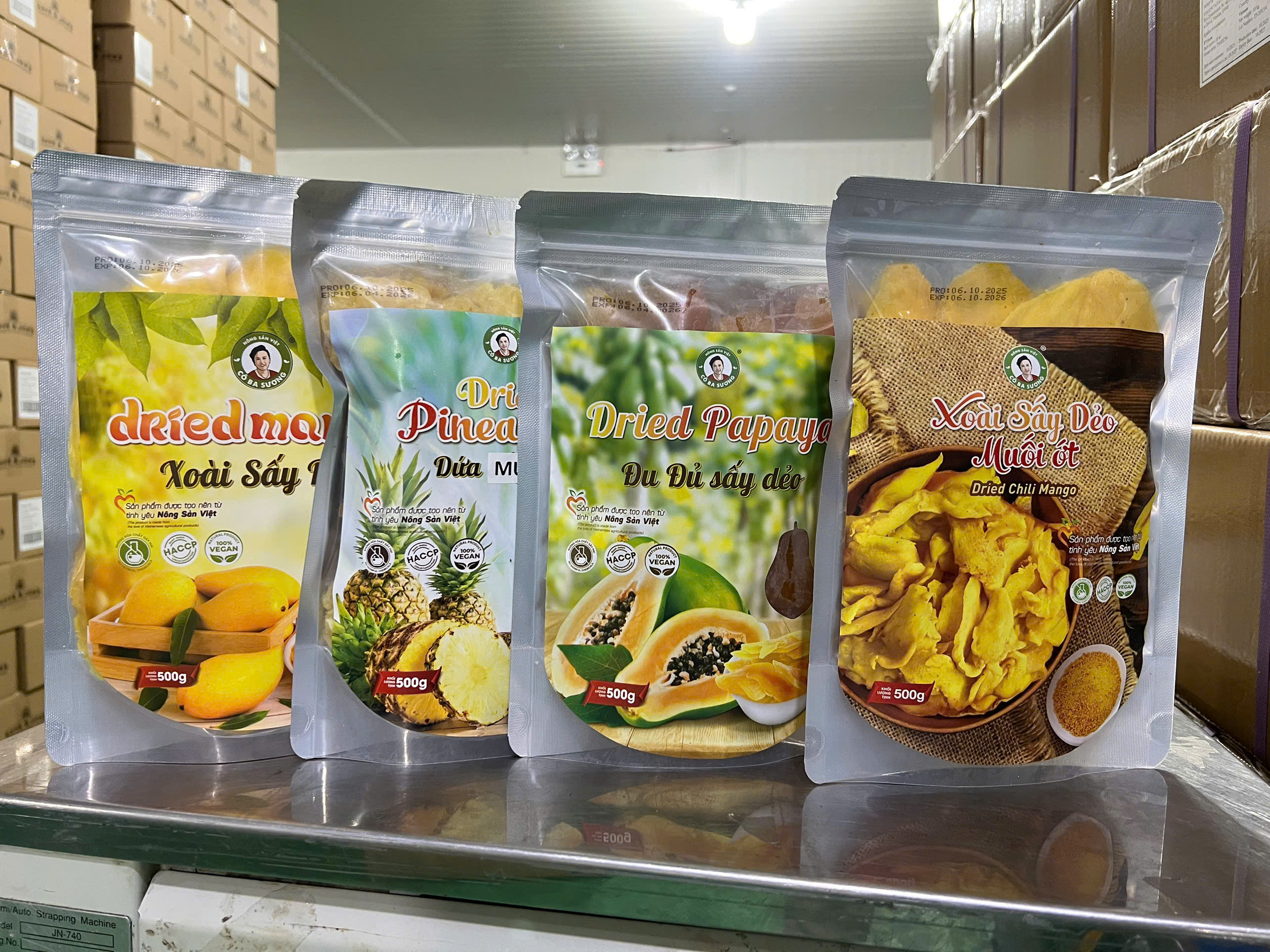 Trái cây sấy dẻo - Trái Cây Sấy Ba Sương - Long Mỹ - Công Ty Trách Nhiệm Hữu Hạn Ba Sương - Long Mỹ