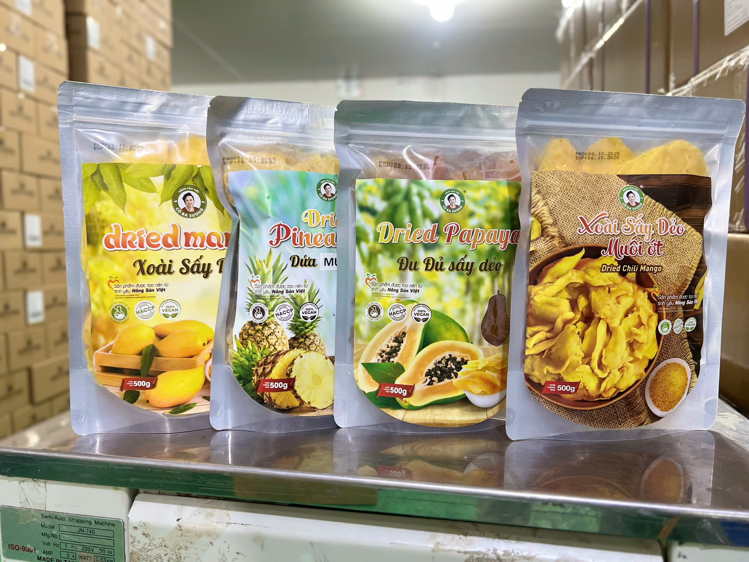 Trái cây sấy dẻo - Trái Cây Sấy Ba Sương - Long Mỹ - Công Ty Trách Nhiệm Hữu Hạn Ba Sương - Long Mỹ